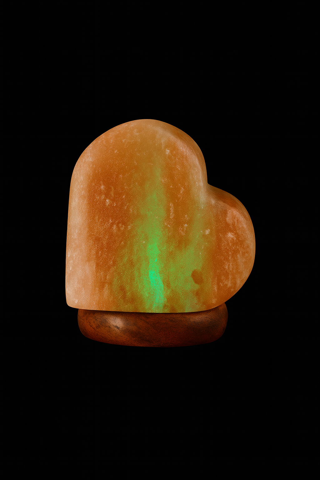 Heart USB Himalayan Salt Lamp – Hand-Carved Wellness Light