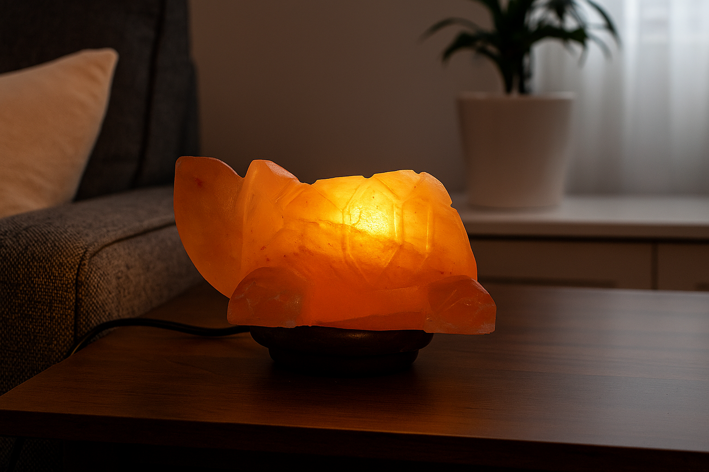 Pink Turtle Salt Lamp