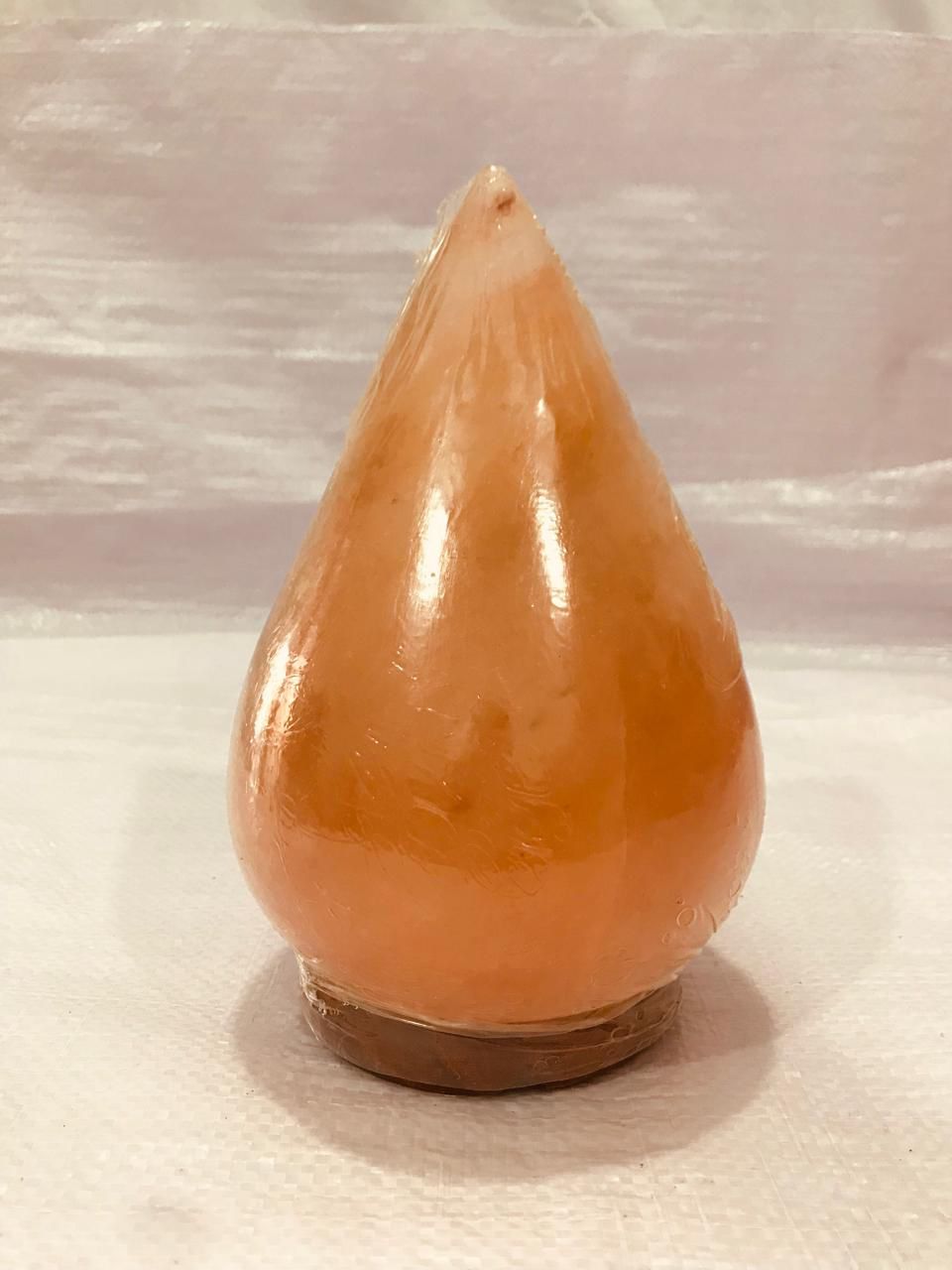 Crafted Salt Lamp Pink Tear Drop 12.5 x 12.5 x 18 - RocksaltIE