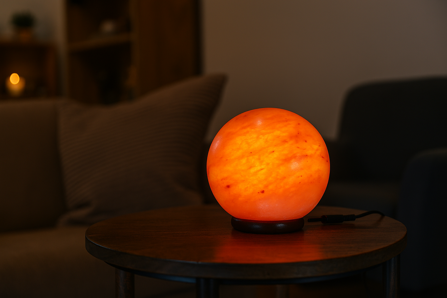 Yellow Mini Moon Salt Lamp