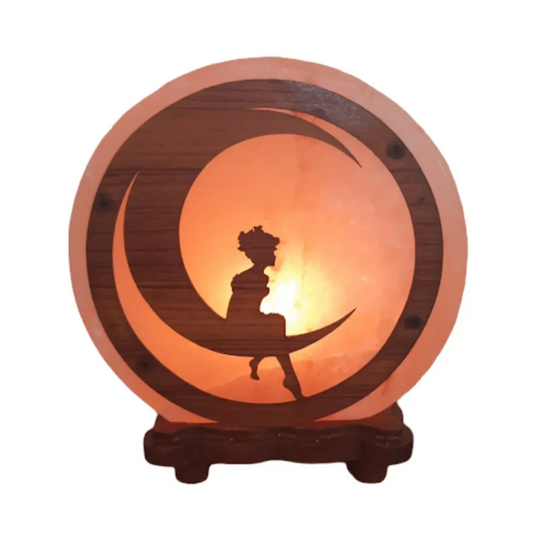 Himayalan Round Salt Lamp