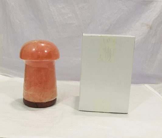 Crafted Salt Lamp Pink Mushroom 11.5 x 11.5 x 18cm - RocksaltIE