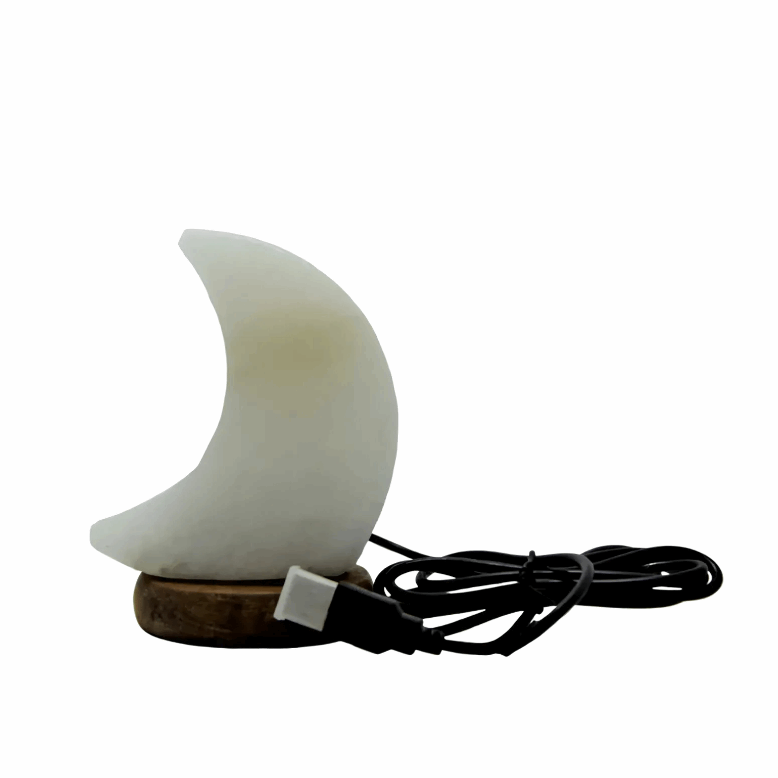 Half Moon Himalayan Salt Lamp
