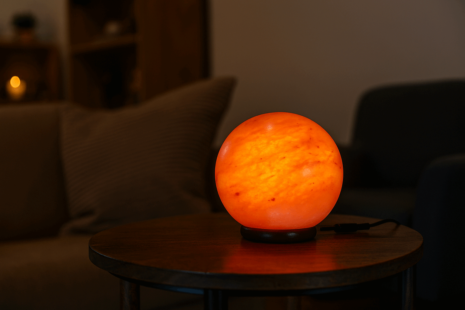 Yellow Mini Moon Salt Lamp