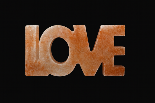 Himalayan Salt LOVE Lamp – Hand-Carved Wellness Décor